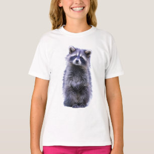 Camiseta Niños mapaches educados de pie