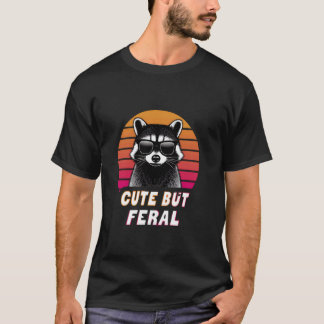 Camiseta Niños Mapaches Niños Lindos Pero Ferozes Animales 