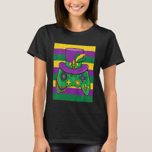 Camiseta Niños Mardi Gras Raya Videojuego Jugador Juegos B