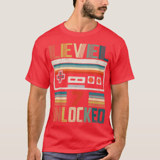 Camiseta Niños Mejor De 2015 Desbloqueados Nivel 7 Regalo D