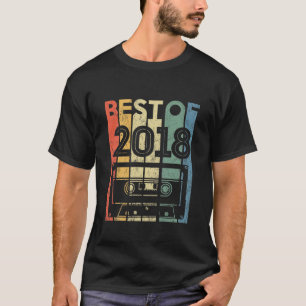 Camiseta Niños Mejor De 2018 Regalos De 4 Años Cinta Casset
