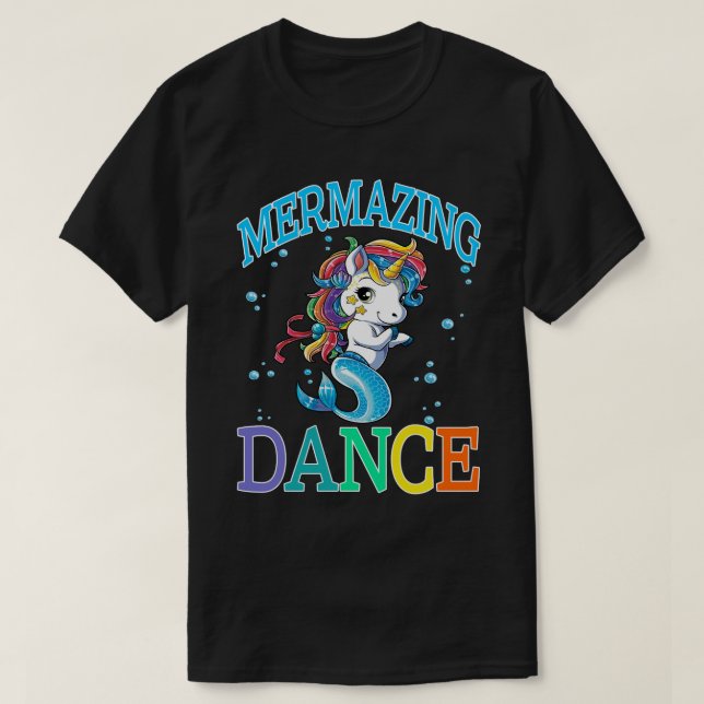 Camiseta Niños mermando danza primer día de escuela sirvien (Diseño del anverso)