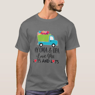 Camiseta Niños Mi Omán Y Opa Me Aman Camión Abuelo