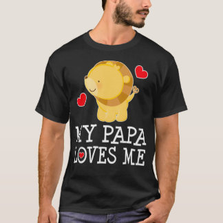 Camiseta Niños Mi papá me ama nieto de león