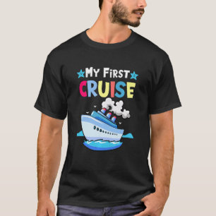 Camiseta Niños Mi Primer Crucero Niñas Niños Vacaciones Cru