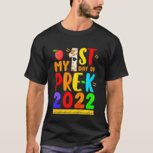 Camiseta Niños Mi Primer Día De Preescolar K2022 De Vuelta