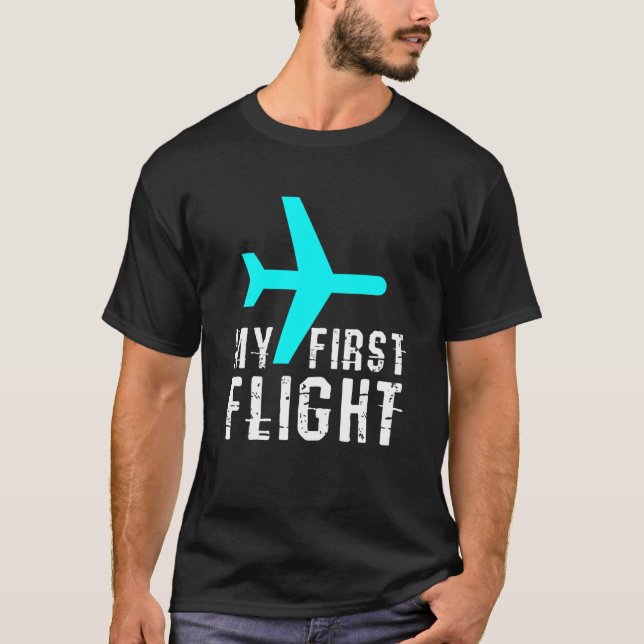 Camiseta Niños Mi primer vuelo (Anverso)