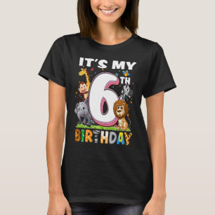 Camiseta Niños Mi Safari de la Selva Zoológica de Cumpleaño