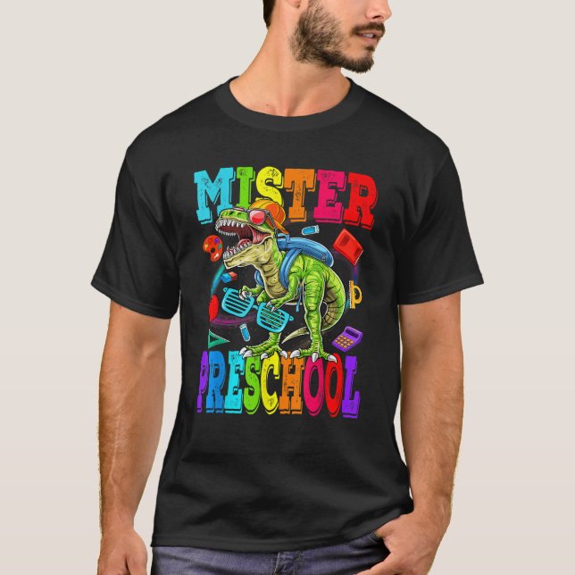Camiseta Niños Mister Monstruo del Colegio de Preescolar Di (Anverso)