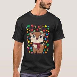 Camiseta niños mocosos niños renos esporádicos niños y niña