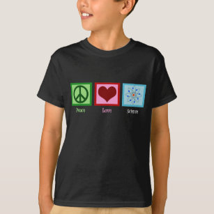 Camiseta Niños modelo de Átomo de ciencia de amor por la pa