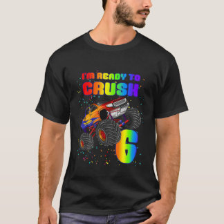 Camiseta Niños Monstruo Camión para niños Estoy listo para 