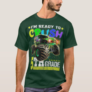Camiseta Niños Monstruo Guay Camión Quinto Grado De Vuelta 