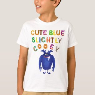 Camiseta Niños Monstruos Azules