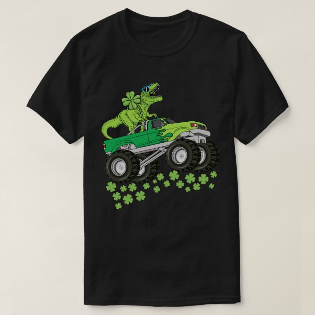 Camiseta Niños Monstruos de Dinosaurio T Rex (Diseño del anverso)