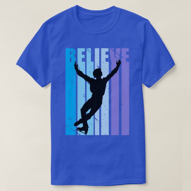 Camiseta Niños Motivación de patinaje artístico sobre hielo (Diseño del anverso)