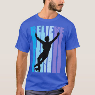 Camiseta Niños Motivación de patinaje artístico sobre hielo
