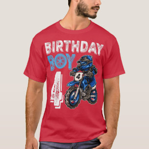 Camiseta Niños Motocross MX 4Regalo Bicicleta Sucia de 4 añ