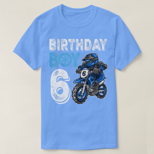 Camiseta Niños Motocross MX 6Regalo Bicicleta Sucia de 6 añ (Diseño del anverso)
