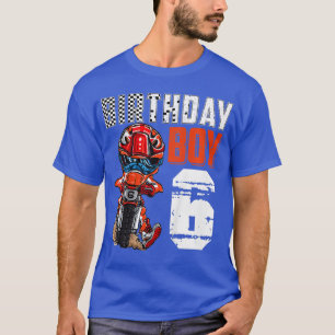 Camiseta Niños Motocross MX 6Regalo Bicicleta Sucia de 6 añ