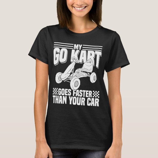 Camiseta Niños, My Go Kart, Carreras Car Kart Carreras (Anverso)