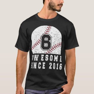 Camiseta Niños Nacido En Baseba En 2016