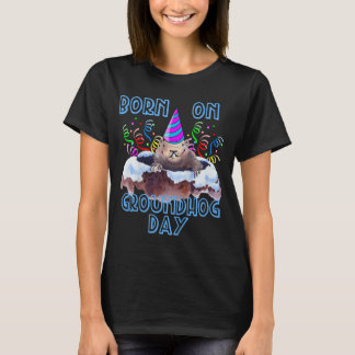 Camiseta Niños nacidos en el Día de la Marmota Día de Cumpl