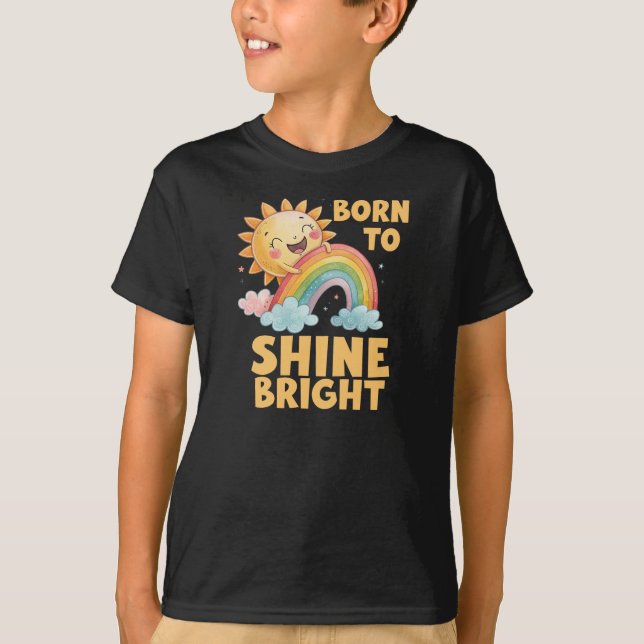 Camiseta Niños Nacidos para Brillar (Anverso)