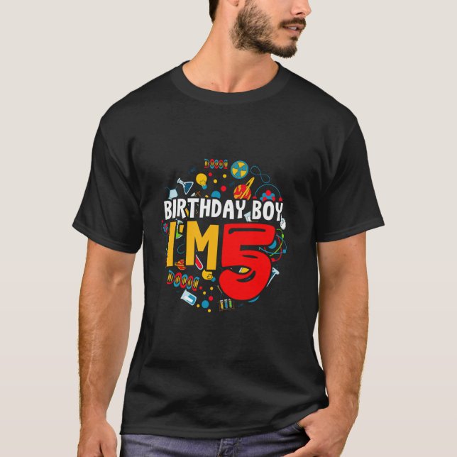 Camiseta Niños Nacimiento Niño Tengo 5 años Regalos Niños N (Anverso)