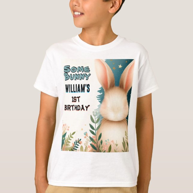 Camiseta Niños Naturaleza Algunos conejitos se están convir (Anverso)
