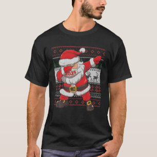 Camiseta Niños Navidades 2021 Dabbing Santa In Face Mas