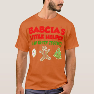 Camiseta Niños Navidades ayudantes de Babcia cocinan a Baki