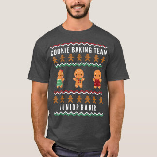 Camiseta Niños Navidades Equipo de Cocina de Hornear Junior