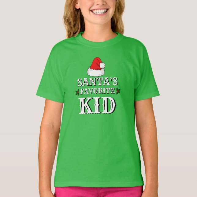 Camiseta Niños Navidades Novela Regalo A NIÑO FAVORITO DE S (Anverso)