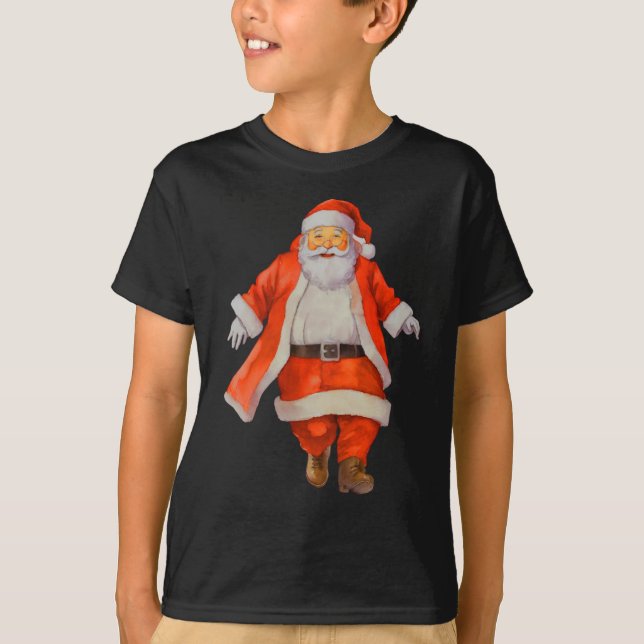 Camiseta Niños Navidades Santa Funny (Anverso)