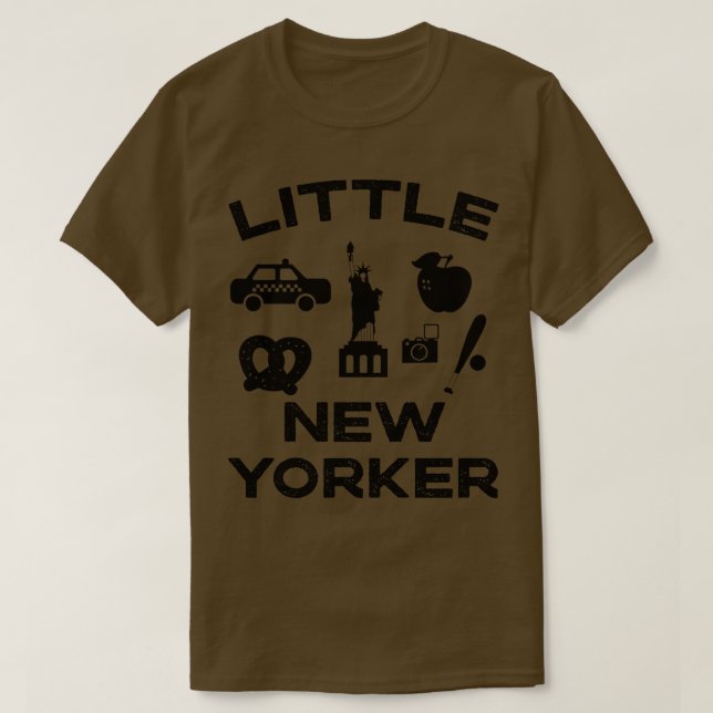 Camiseta Niños neoyorquinos neoyorquinos de Nueva York niño (Diseño del anverso)
