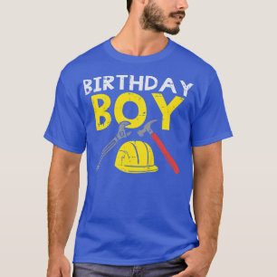 Camiseta Niños niño Cumpleaños Construcción Gorra duro Cute
