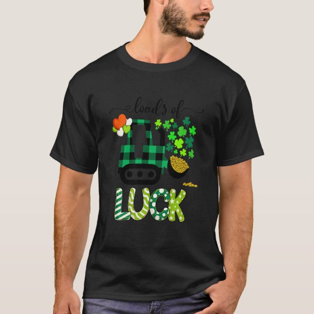 Camiseta Niños niño niño niño pequeño St Patricks Día Camió (Anverso)