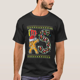 Camiseta Niños Niños 5 Años Dabbing Gingerbread Cookie
