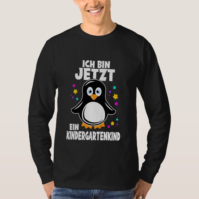 Camiseta Niños niños de kindergarten Pingüino Kita empiezan (Anverso)