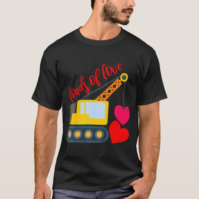 Camiseta Niños Niños Día de San Valentín Cargas De Amor Tod (Anverso)