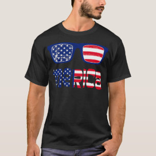 Camiseta Niños Niños El Cuarto De Julio Adaptado Merica Tod