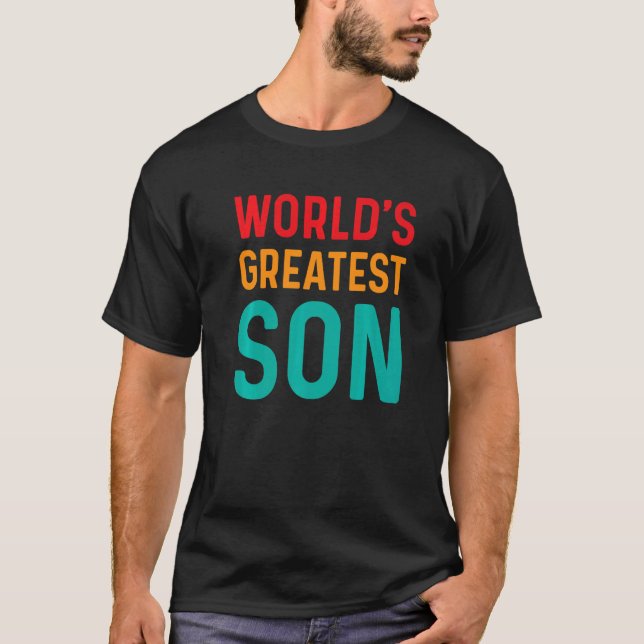 Camiseta Niños Niños Familiares Aman A Los Padres Mejor Hij (Anverso)