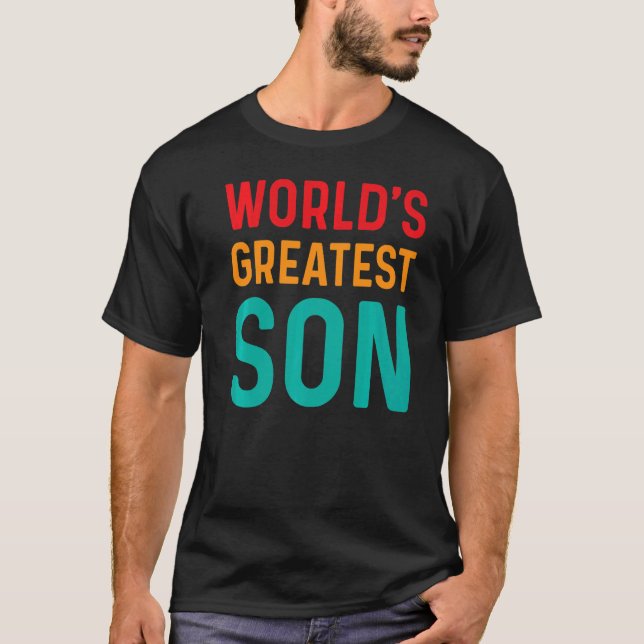 Camiseta Niños Niños Familiares Aman A Los Padres Mejor Hij (Anverso)