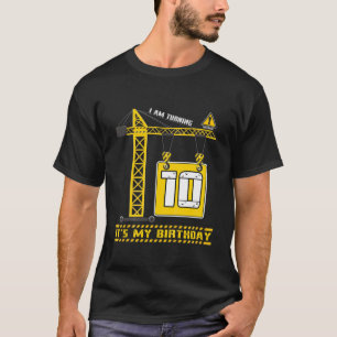 Camiseta Niños Niños Niños Camión De Construcción De Niños 