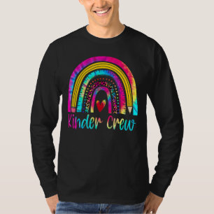 Camiseta Niños niños niños con lazos de arcoiris en guarder