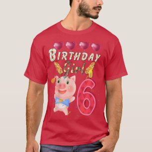 Camiseta Niños niños niños niños de 6 años de edad Chica de