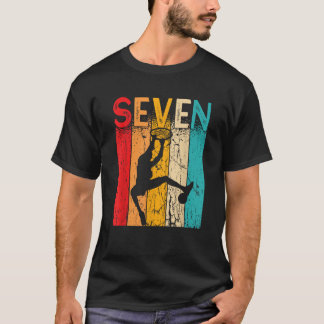Camiseta Niños niños Siete cumpleaños 7 años Cumpleaños del