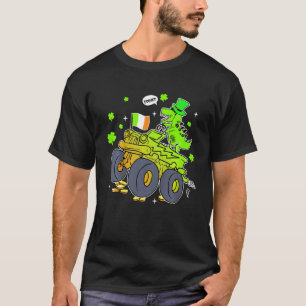 Camiseta Niños niños St Patricks Day Funny Truck Boy