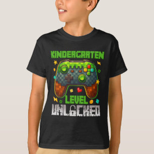 Camiseta Niños Nivel Jardín de Infancia Desbloqueado Ck Par